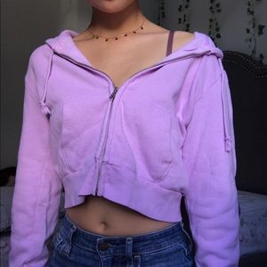 brandy melville lilac crystal hoodie